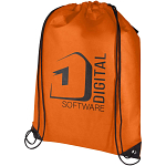 Evergreen GRS recycled non-woven drawstring bag 5L 2