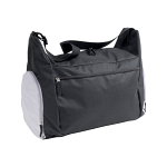 600d polyester sports/travel bag with adjustable shoulder strap, 2 compartments 1