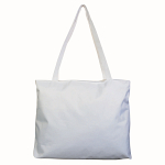 600d polyester beach bag with long handles, purse and zip closures 2