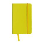 Pvc notebook with coloured elastic, ruled sheets (80 pages), satin bookmark 1