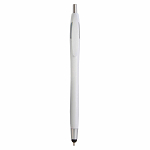 Plastic snap pen with touchscreen rubber tip 1