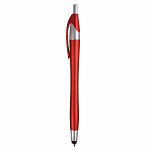 Plastic snap pen with touchscreen rubber tip 2