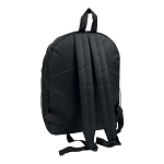 600d polyester 6-pocket backpack (two mesh side pockets). front pocket with velcro 3