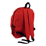 600d polyester 6-pocket backpack (two mesh side pockets). front pocket with velcro 3