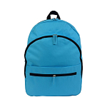 600d polyester 6-pocket backpack (two mesh side pockets). front pocket with velcro 2