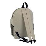 600d polyester 6-pocket backpack (two mesh side pockets). front pocket with velcro 3