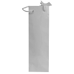 157 g/m2 laminated paper bottle shopping bag with gusset and bottom reinforcement, string 2