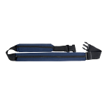 Slim, spandex 2-pocket waist bag with adjustable waist strap and clip closure 2