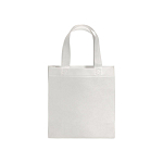 80 g/m2 non-woven fabric mini shopping bag with gusset and short handles 2