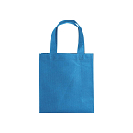 80 g/m2 non-woven fabric mini shopping bag with gusset and short handles 2