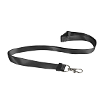 Satin lanyard with safety release clasp 1