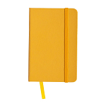 Pvc notebook with coloured elastic, blank sheets (80 pages), satin bookmark 1