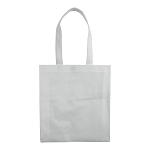 Heat-sealed 80 g/m2 non-woven fabric shopping bag with gusset and long handles 2