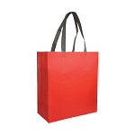 Laminated, heat-sealed 100 g/m2 non-woven fabric shopping bag with gusset 3