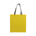 Laminated, heat-sealed 100 g/m2 non-woven fabric shopping bag with gusset 2