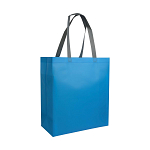 Laminated, heat-sealed 100 g/m2 non-woven fabric shopping bag with gusset 3