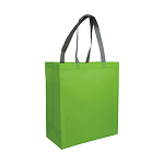 Laminated, heat-sealed 100 g/m2 non-woven fabric shopping bag with gusset 3