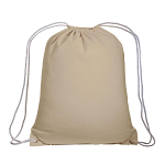 135 g/m2 cotton backpack with drawstring closure 1