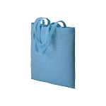 150 g/m2 recycled cotton shopping bag, melange effect, long handles 1