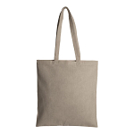 150 g/m2 recycled cotton shopping bag, melange effect, long handles 3