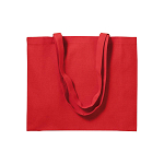 200 g/m2 cotton shopping bag, long handles and gusset 3