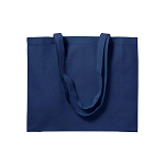 200 g/m2 cotton shopping bag, long handles and gusset 3