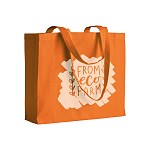 200 g/m2 cotton shopping bag, long handles and gusset 4