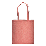150 g/m2 recycled cotton shopping bag, melange effect, long handles and gusset 2