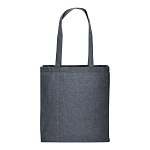 150 g/m2 recycled cotton shopping bag, melange effect, long handles and gusset 2