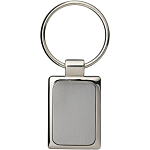 Sergio rectangular metal keychain 3