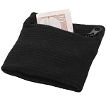 Brisky performance wristband with zippered pocket 1