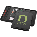 Ebony A4 zippered portfolio 2