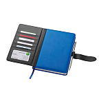 Notebook with business card 3