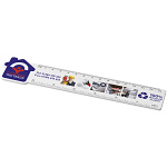 Tait 15 cm house-shaped recycled plastic ruler 1