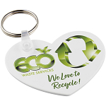 Tait heart-shaped recycled keychain 1