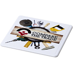 Renzo square plastic coaster 1