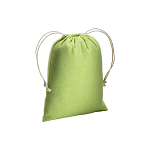Recycled cotton gift bag, 150 g/m2, 15 x 20 cm 1