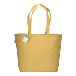 190 g/m2 recycled cotton shopping bag with long handles and gusset 2