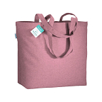 190 g/m2 recycled cotton shopping bag with long handles and gusset 1
