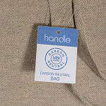 280g/m2 recycled cotton carbon neutral shopping bag, long handles 3