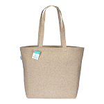 280g/m2 recycled cotton shopping bag, long handles and gusset 2