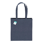190 g/m2 recycled cotton shopping bag, long handles and gusset 2