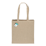 190 g/m2 recycled cotton shopping bag, long handles and gusset 2