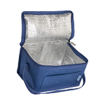 Melange r-pet cooler bag with silver interior 3