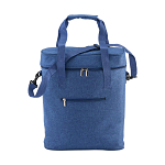 Cooler bag in r-pet melange with white peva interior 2