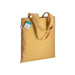 280g/m2 recycled cotton shopping bag, long handles 1