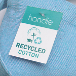 280g/m2 recycled cotton shopping bag, long handles 3