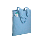 280g/m2 recycled cotton shopping bag, long handles 1