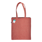 280g/m2 recycled cotton shopping bag, long handles and gussets 2
