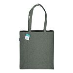280g/m2 recycled cotton shopping bag, long handles and gussets 2